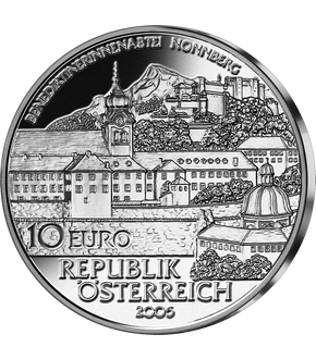 10-Euro-Silbermünze 2006 ''Abtei Nonnberg''